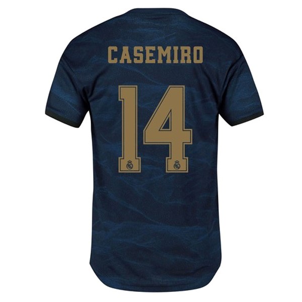 Camiseta Real Madrid NO.14 Casemiro 2ª 2019-2020 Azul